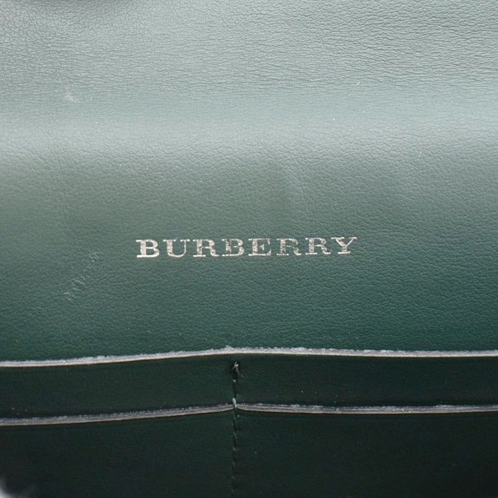 Burberry Pecan Small Leather Shoulder Bag Black