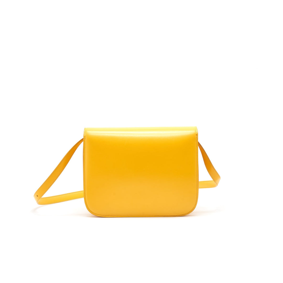 Celine MEDIUM CLASSIC IN BOX CALFSKIN MANGO YELLOW