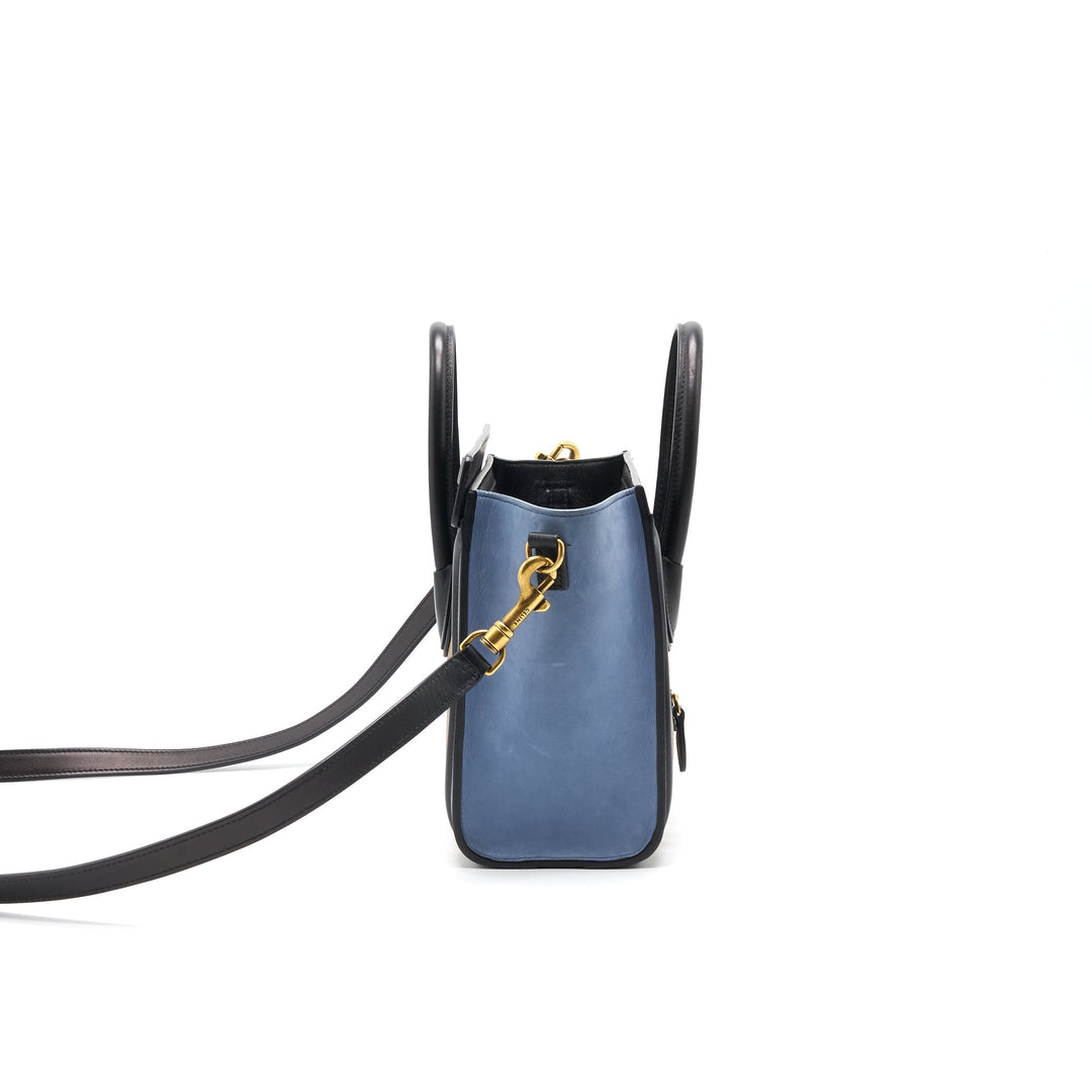 Top Quality Celine Nano Luggage Bag Multi Color Beige/ Blue /Black
