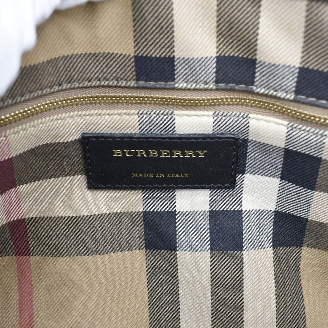 Burberry Milverton Medium Leather Tote Bag Black