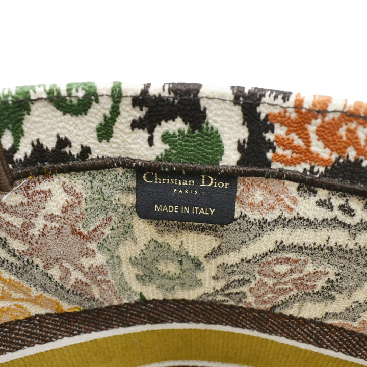 CHRISTIAN Top quality Dior Book Large Embroidered Paisley Tote Bag Multicolor