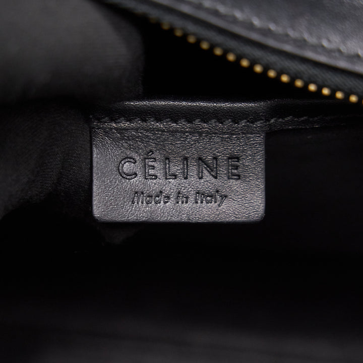 Celine Nano Luggage Bag Multi Color Beige/ Blue /Black