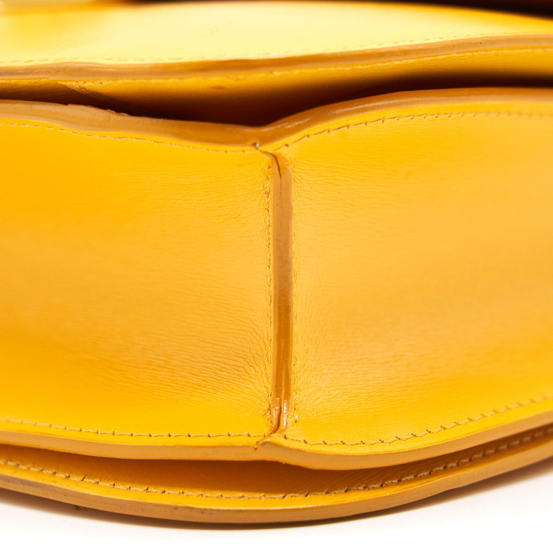Celine MEDIUM CLASSIC IN BOX CALFSKIN MANGO YELLOW