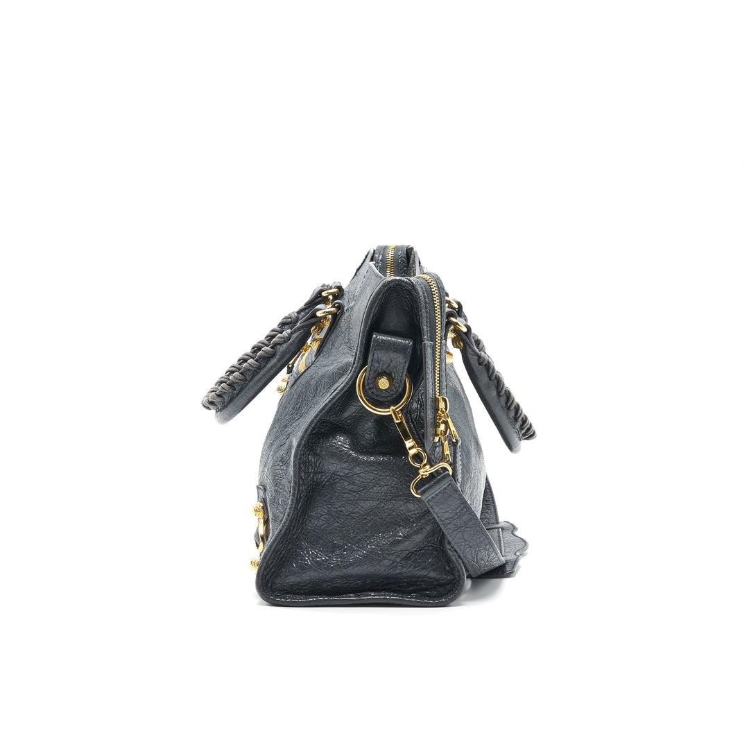 Top Quality Balenciaga Giant City Olive Grey GHW