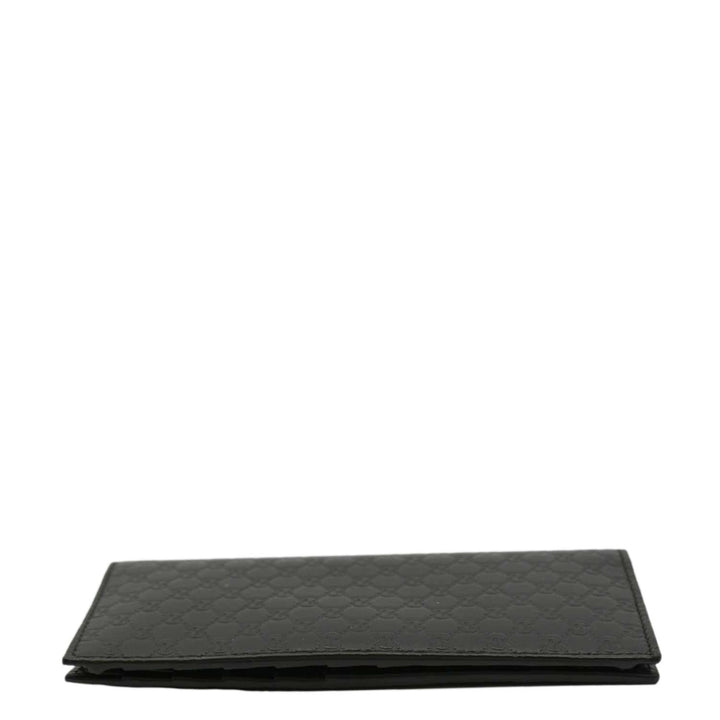 GUCCI Microguccissima GG Leather Bi-fold Long Wallet Black 544479