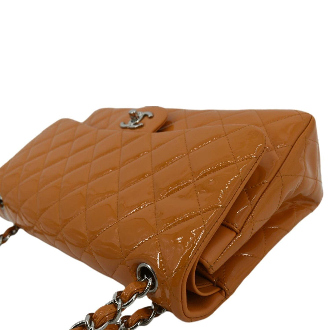 Top Quality Chanel Classic Jumbo Double Flap Quilted Leather Shoulder Bag Orange
