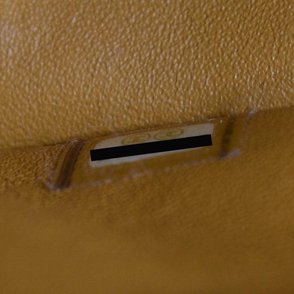 Top Quality Chanel Classic Jumbo Double Flap Quilted Leather Shoulder Bag Orange