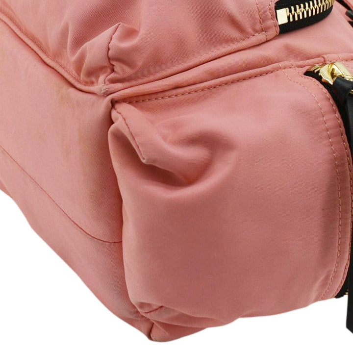 Burberry Technical Rucksack Nylon Backpack Bag Pink
