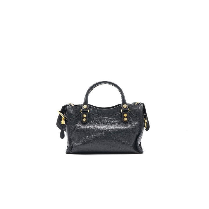 Top Quality Balenciaga Mini City Dark Grey GHW