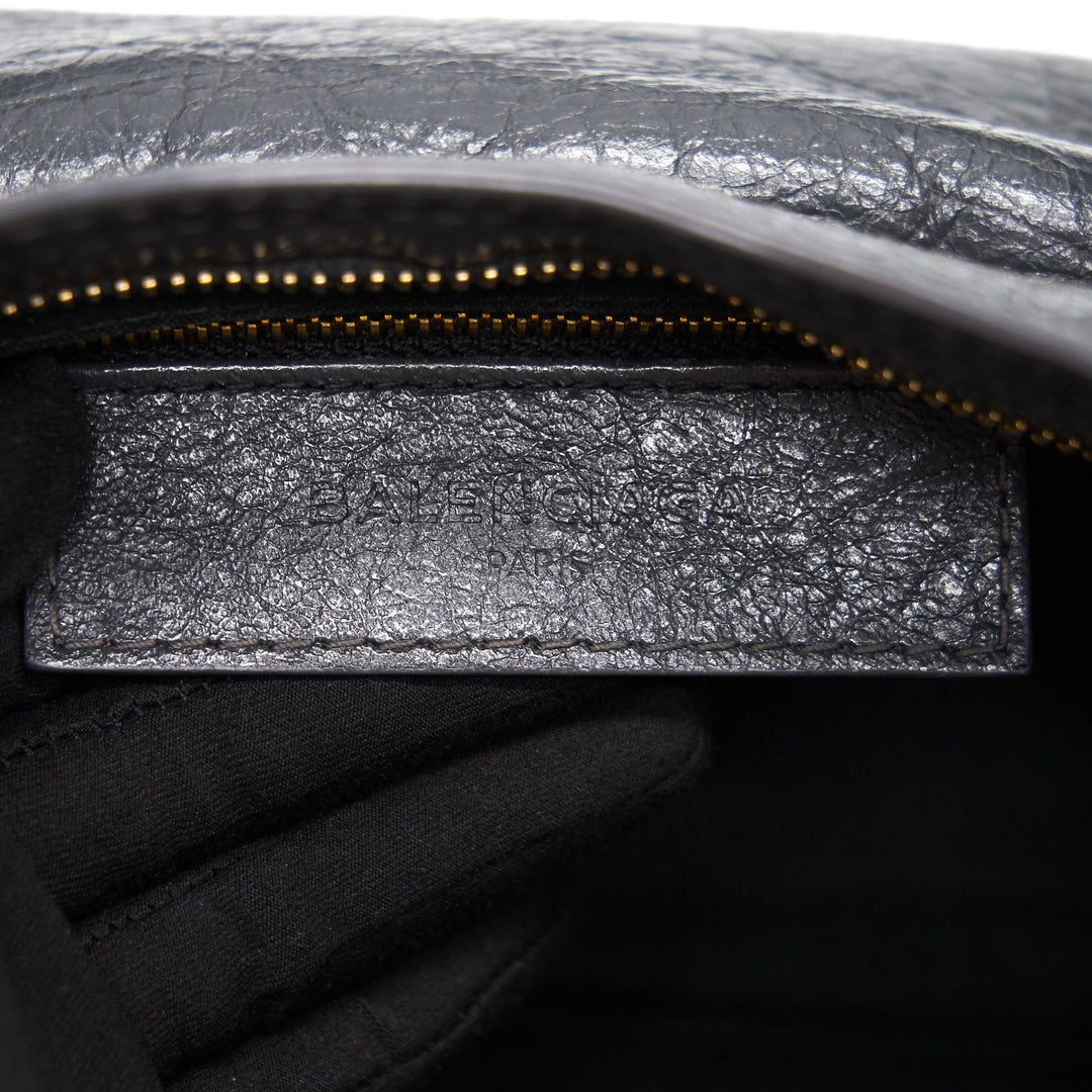Top Quality Balenciaga Mini City Dark Grey GHW