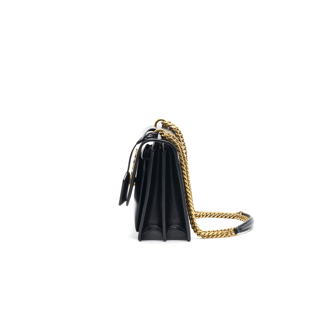 SAINT LAURENT /YSL SUNSET BLACK GOLD HARDWARE