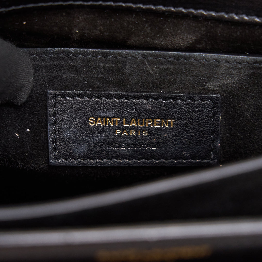 SAINT LAURENT /YSL SUNSET BLACK GOLD HARDWARE