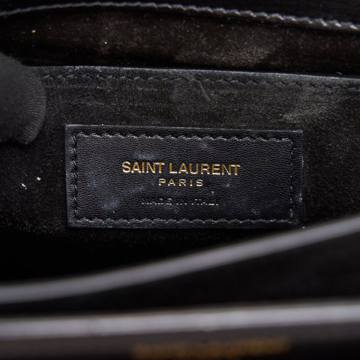 SAINT LAURENT /YSL SUNSET BLACK GOLD HARDWARE