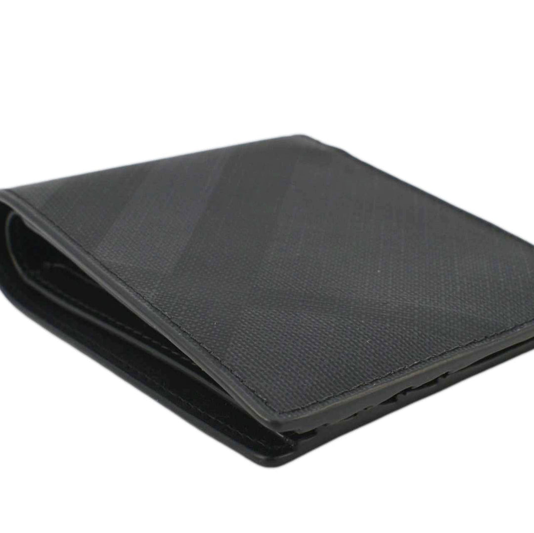 Burberry London Check-Print Canvas Bi-Fold Wallet Black