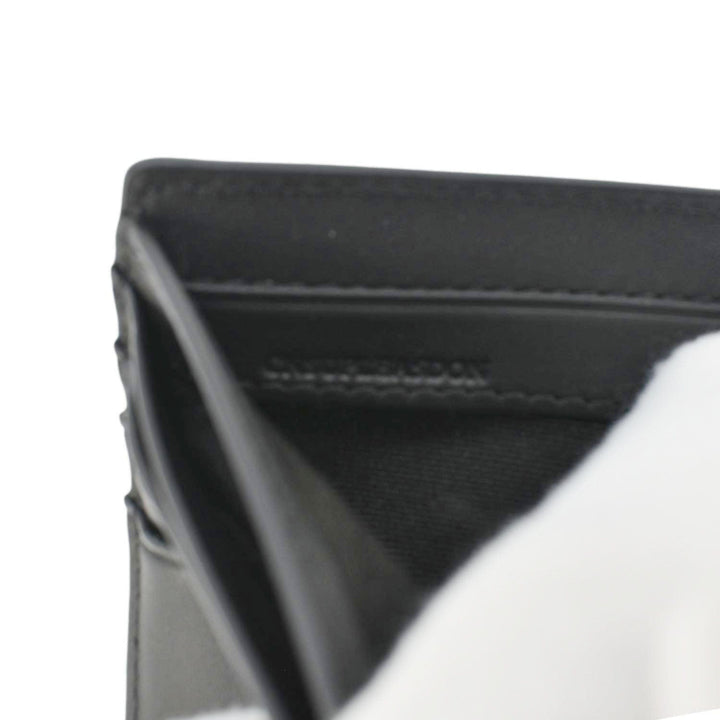 Burberry London Check-Print Canvas Bi-Fold Wallet Black