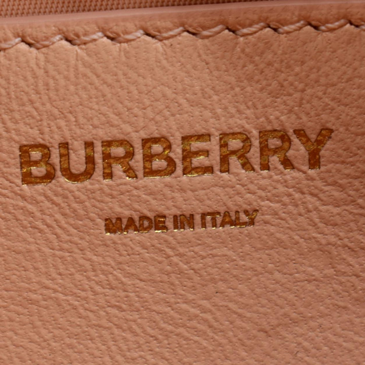 Burberry Lola Camera Mini Quilted Lambskin Leather Shoulder Bag Dusky Pink