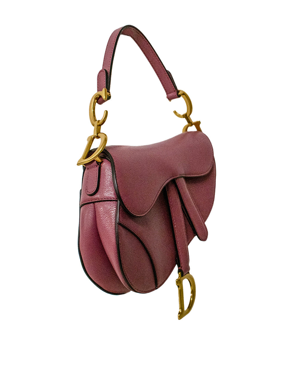 Top quality Dior Small Burgundy Saddle Handbag