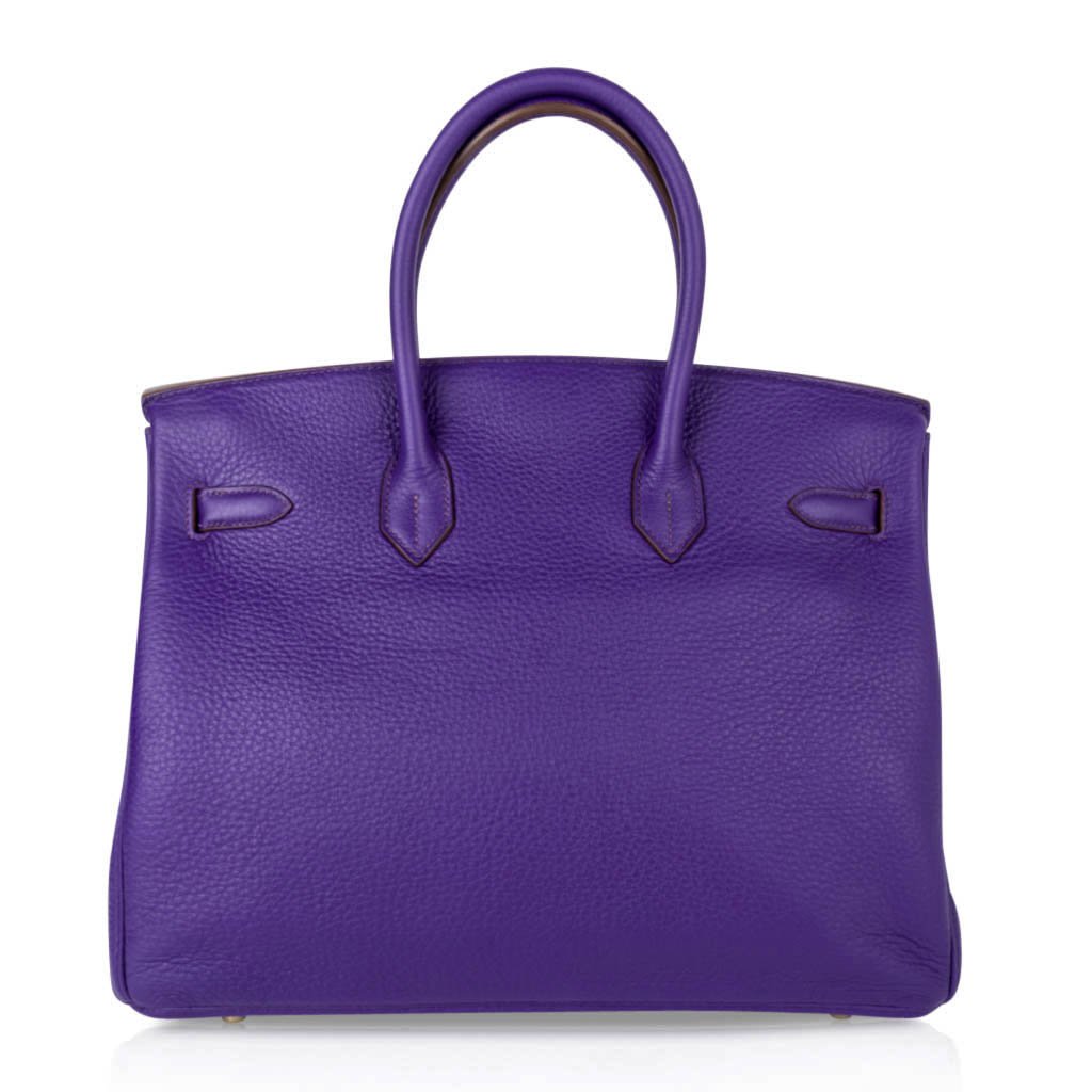 Top quality Hermes Birkin 35 Bag HSS Iris Bois de Rose Gold Hardware