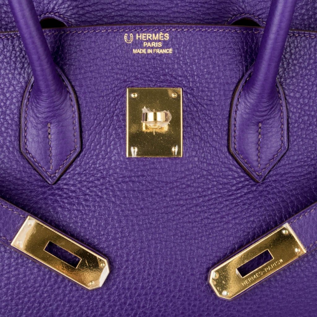 Top quality Hermes Birkin 35 Bag HSS Iris Bois de Rose Gold Hardware