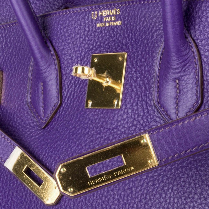 Top quality Hermes Birkin 35 Bag HSS Iris Bois de Rose Gold Hardware