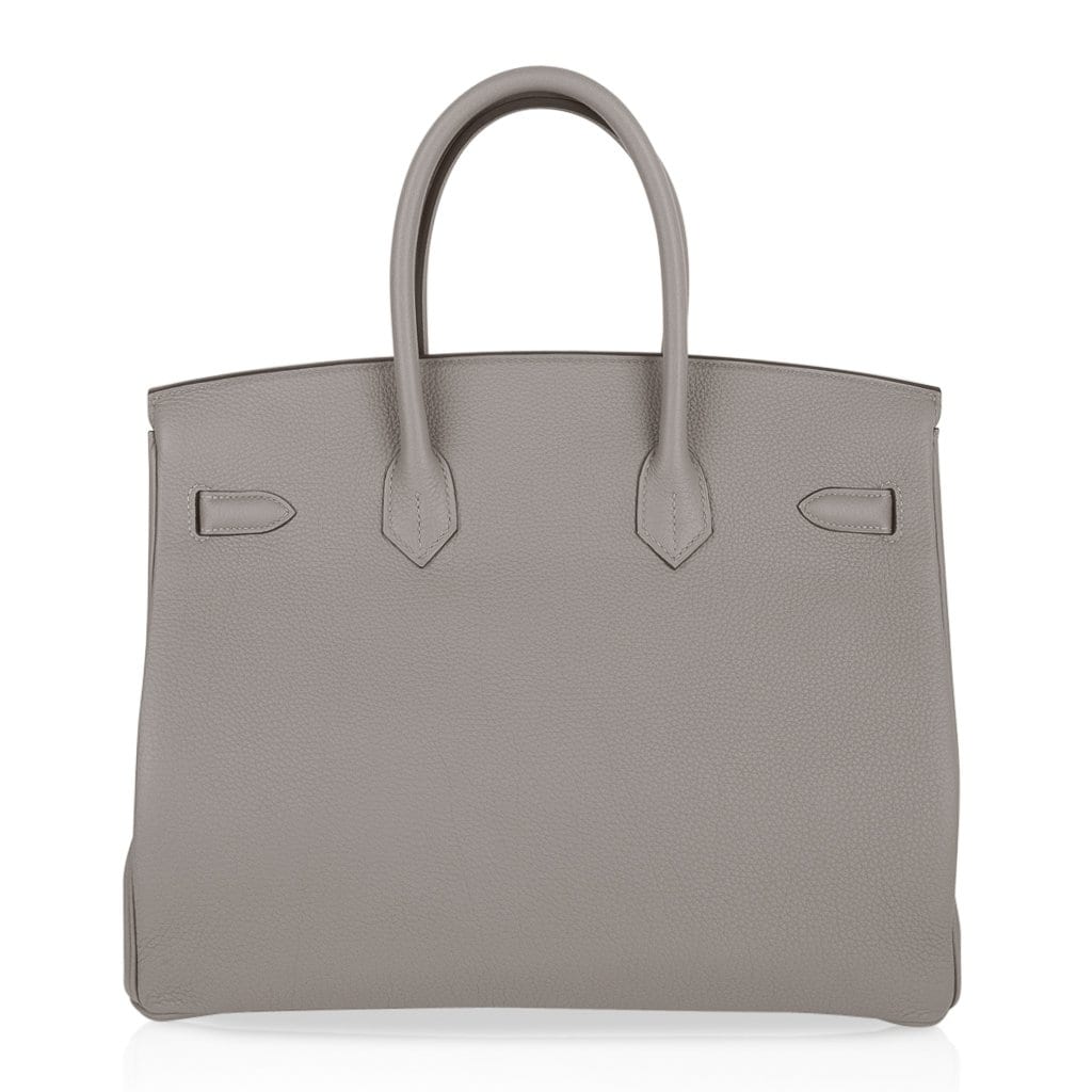 Top quality Hermes Birkin 35 Bag Gris Asphalte Togo Gold Hardware