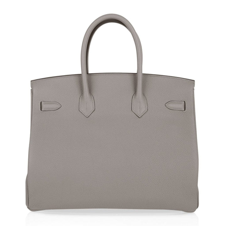 Top quality Hermes Birkin 35 Bag Gris Asphalte Togo Gold Hardware