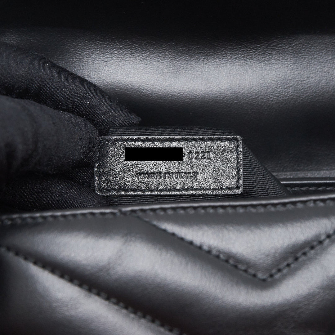 Saint Laurent / YSL Lou Lou toy Bag so black