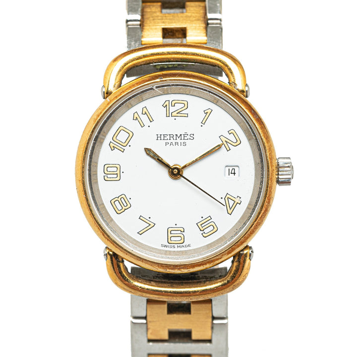 Top quality Hermes Quartz Stainless Steel Pullman Watch
