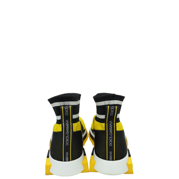 Dolce & Gabbana Bicolor Sorrento Mesh Sneaker 35