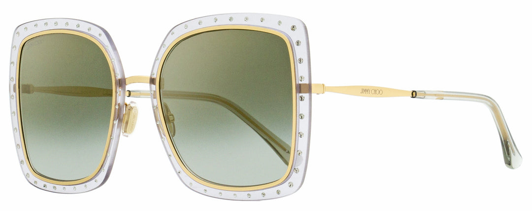 Jimmy Choo Square Dany Sunglasses FT3FQ Gray/Gold 56mm
