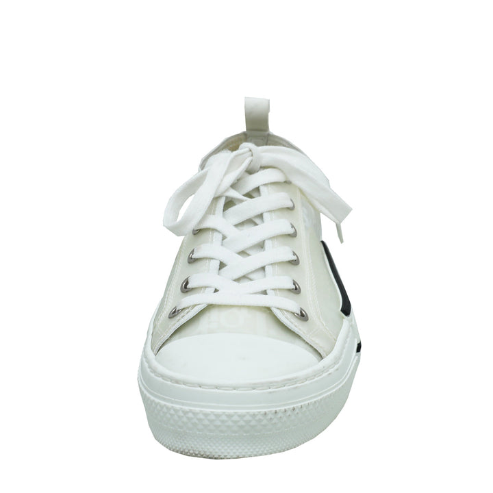 Christian Dior White Oblique B23 Low Top Sneaker 41.5