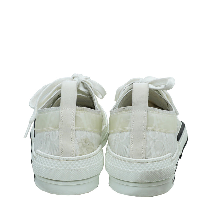 Christian Dior White Oblique B23 Low Top Sneaker 41.5