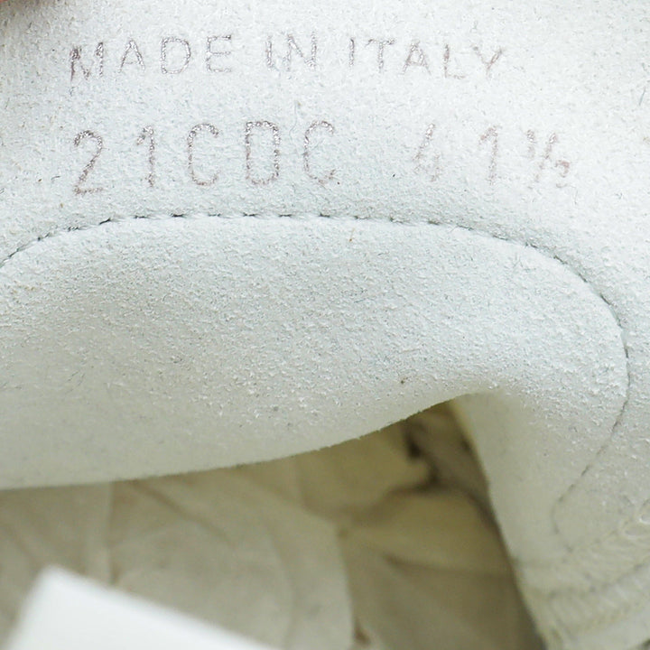 Christian Dior White Oblique B23 Low Top Sneaker 41.5