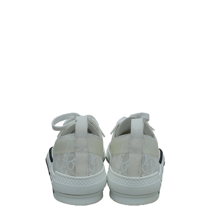Christian Dior White Oblique B23 Low Top Sneaker 41