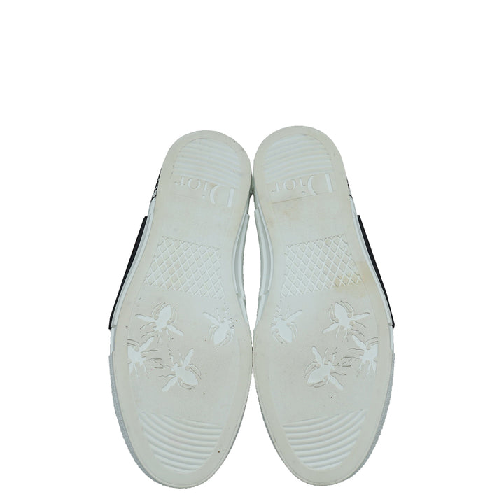 Christian Dior White Oblique B23 Low Top Sneaker 41