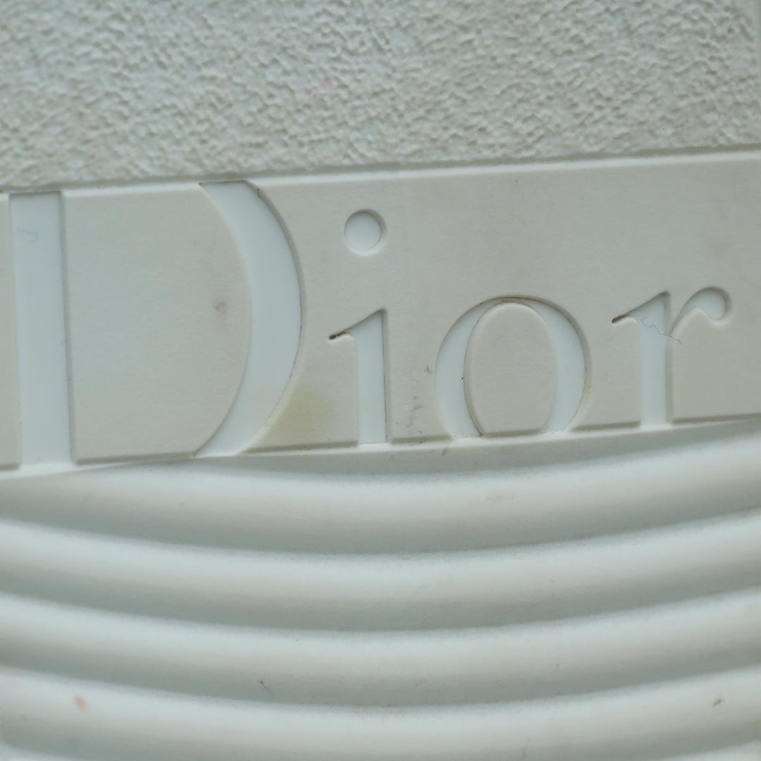 Christian Dior White Oblique B23 Low Top Sneaker 41