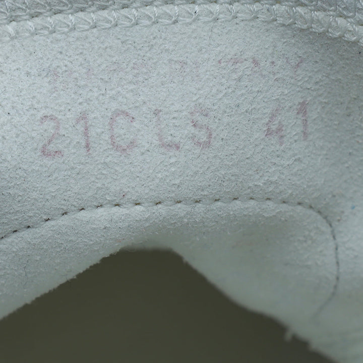 Christian Dior White Oblique B23 Low Top Sneaker 41