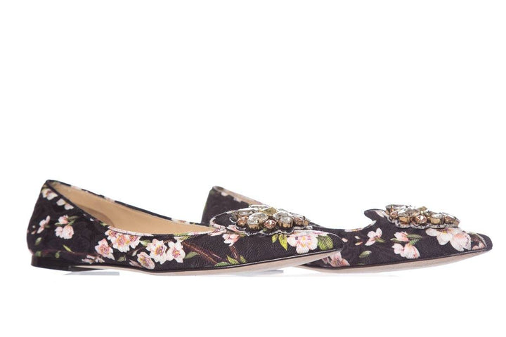 Dolce & Gabbana Floral Embellished Flats SZ 36.5