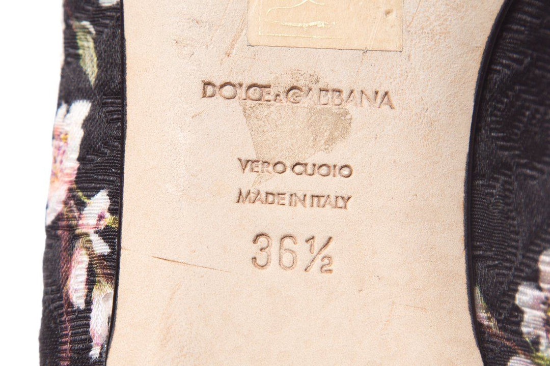 Dolce & Gabbana Floral Embellished Flats SZ 36.5