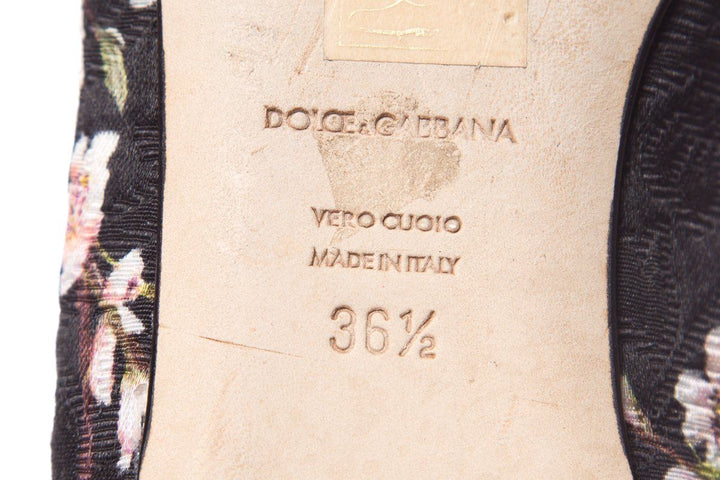 Dolce & Gabbana Floral Embellished Flats SZ 36.5