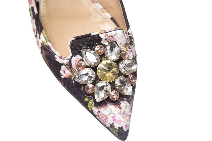 Dolce & Gabbana Floral Embellished Flats SZ 36.5