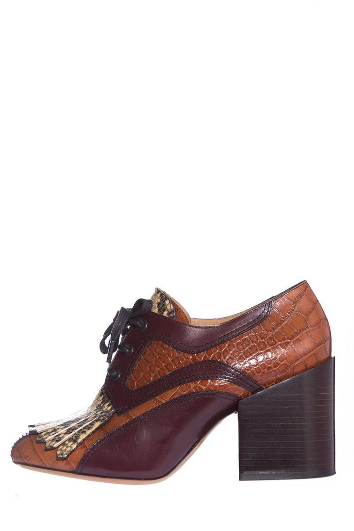 Dries Van Noten Brown Leather Booties SZ 40.5