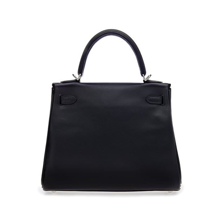 Top quality Hermes Kelly II Retourne 25 Veau Swift 89 Noir