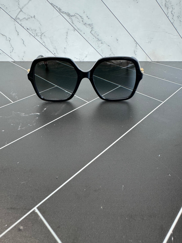 Gucci Black & Gold GG Sunglasses