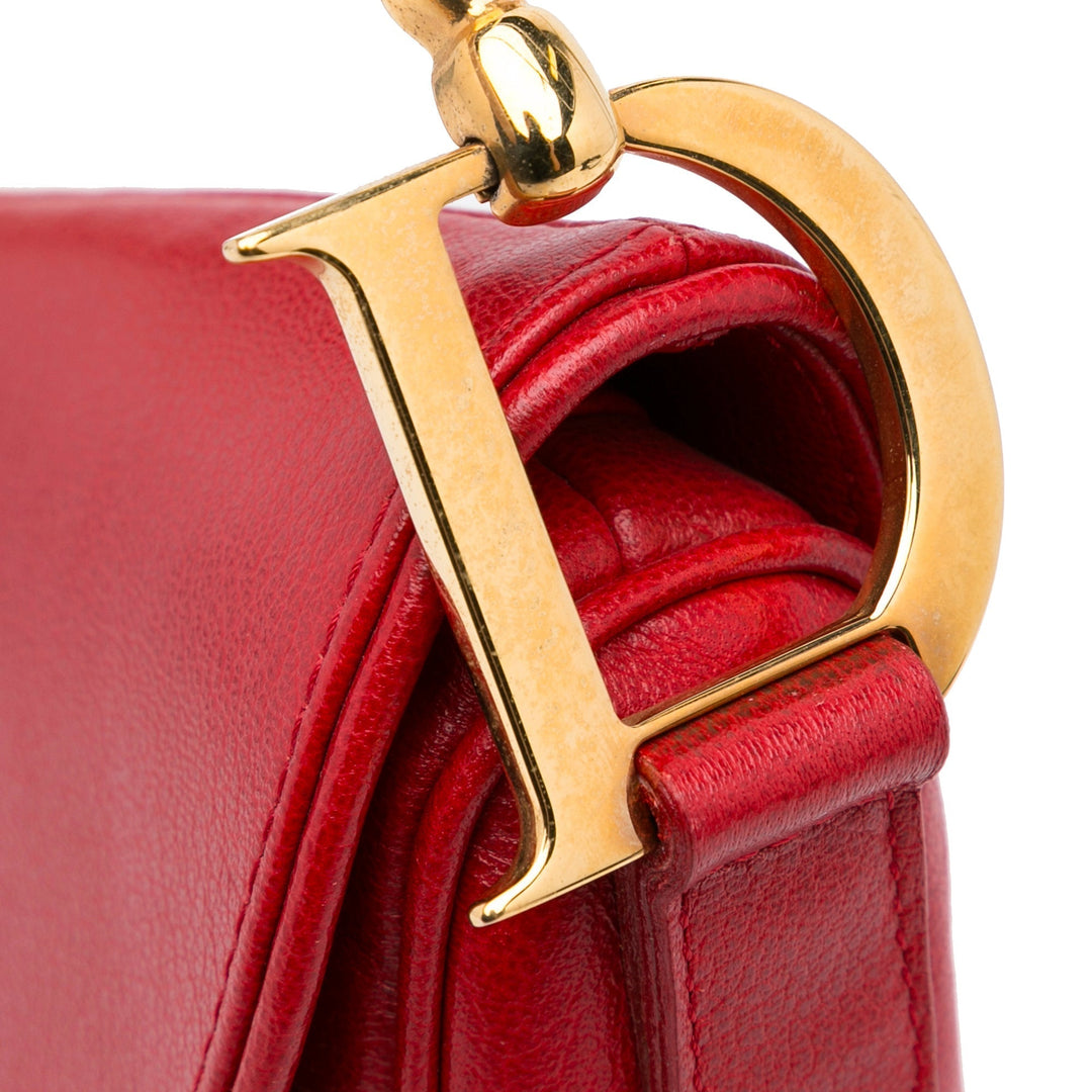 Top quality Dior Saddle Bag Red Calfskin
