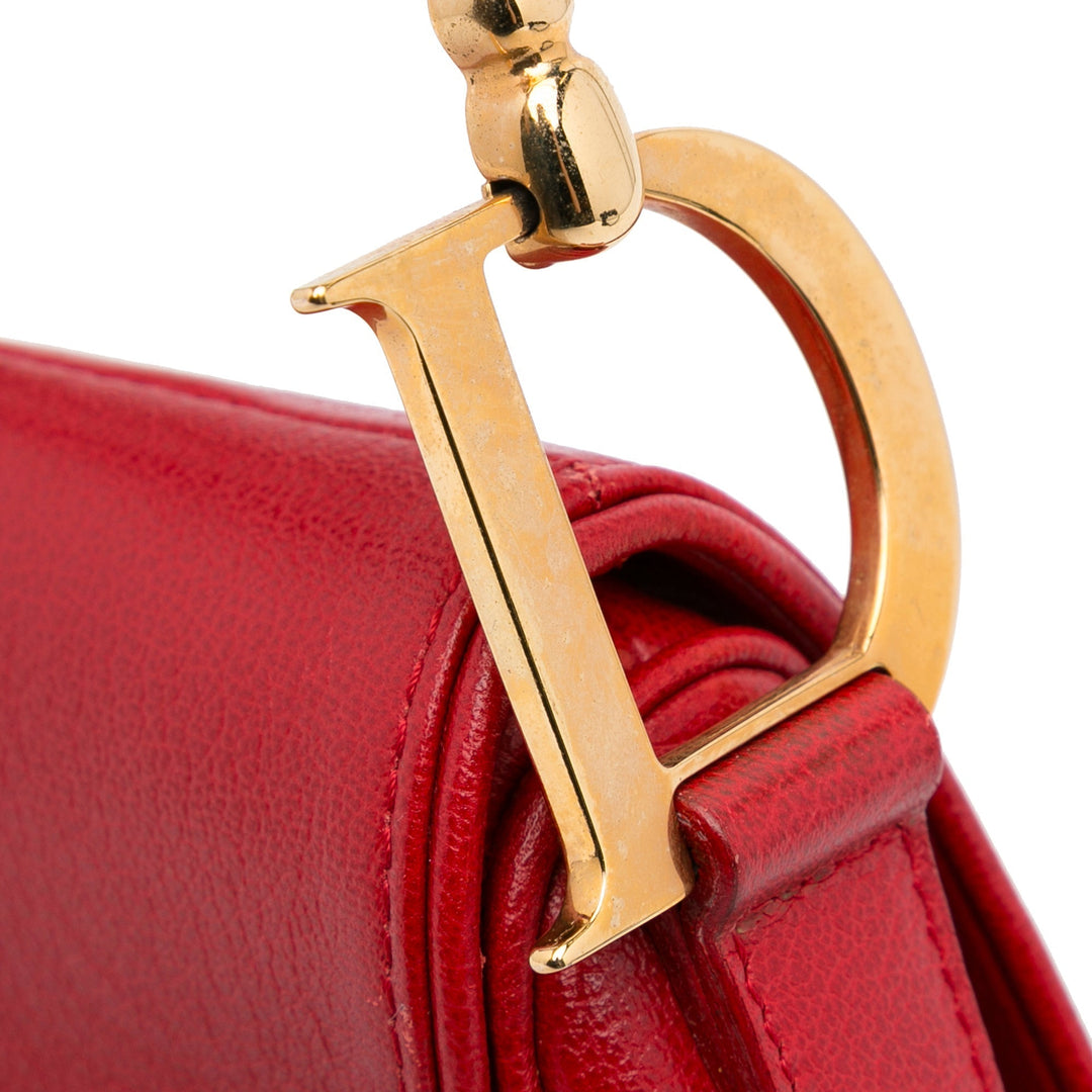 Top quality Dior Saddle Bag Red Calfskin