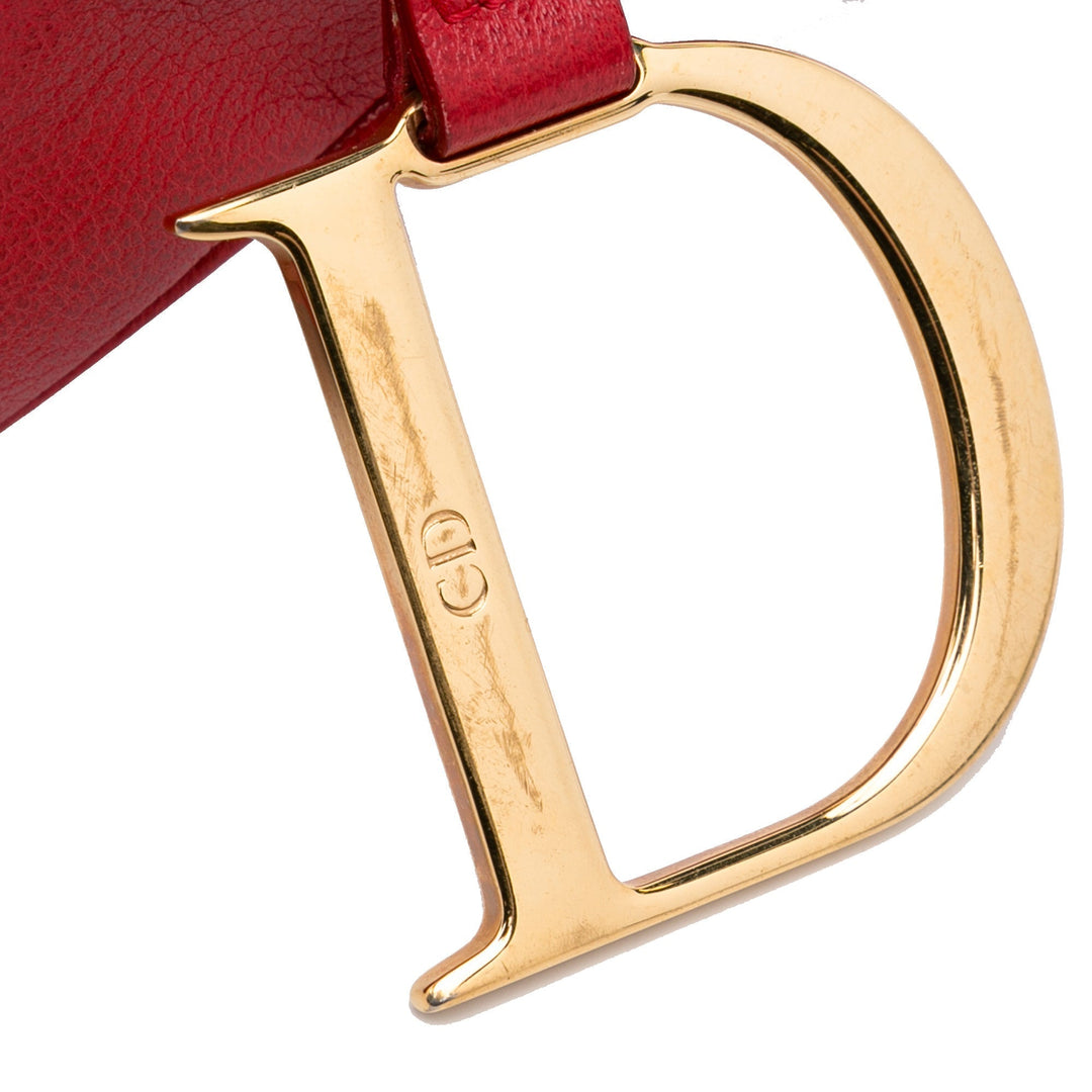 Top quality Dior Saddle Bag Red Calfskin