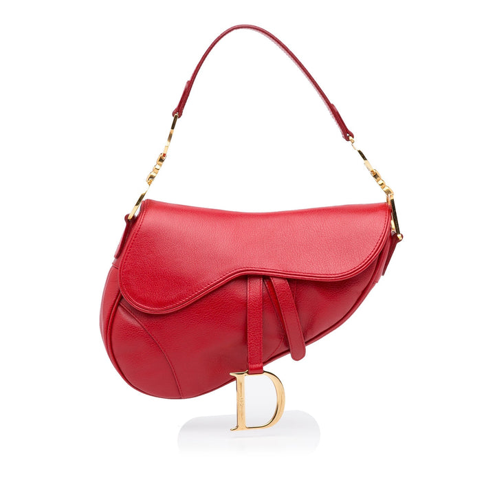 Top quality Dior Saddle Bag Red Calfskin