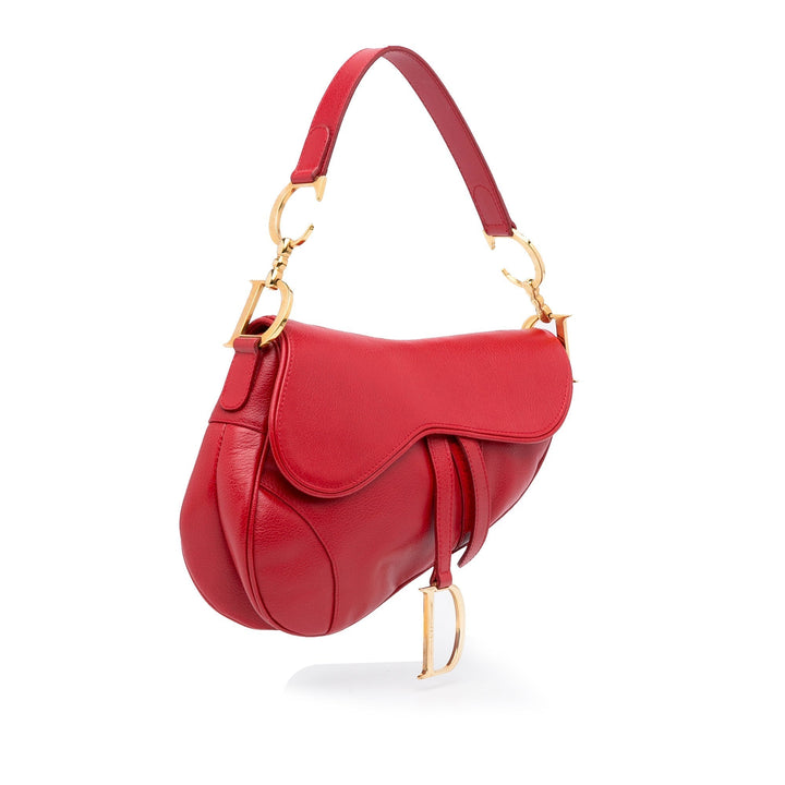 Top quality Dior Saddle Bag Red Calfskin