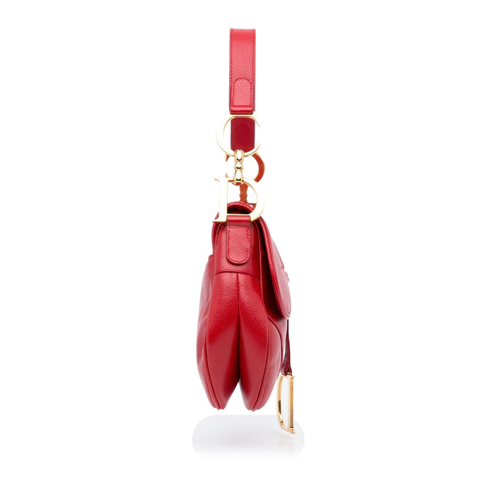 Top quality Dior Saddle Bag Red Calfskin